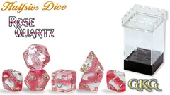Neutron Dice - Rose Quartz